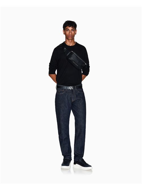 Mage girocollo in lana merino ARMANI EXCHANGE | 8NZM3AZM8AZ/1200